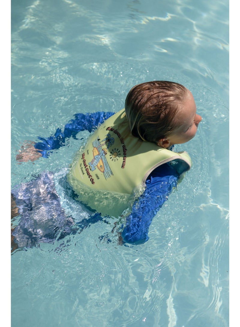 Sunnylife Kids Swim Vest 3-6 Shred Turtle Aqua – Kids Swim Vest Shred Turtle Aqua (3-6 Years) – Lightweight and Secure Life Jacket for Pool and Beach Fun - Image 3